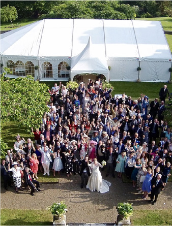Aerial 51 Media Solutions LLC - Drone Picture of Weddings